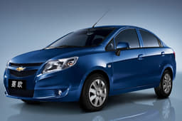 The Sail saloon was also displayed at the show as part of Chevrolet's global model showcase.